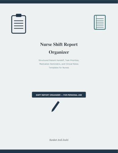 Nurse Shift Report Organizer cover
