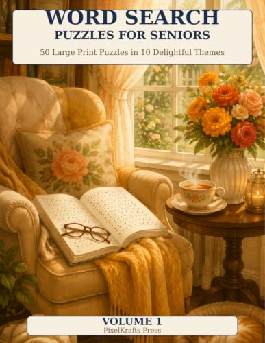 Word Search Puzzles for Seniors — Volume 1 cover