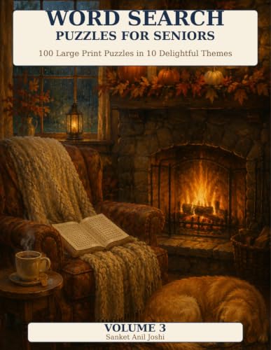 Word Search Puzzles for Seniors — Volume 3 cover