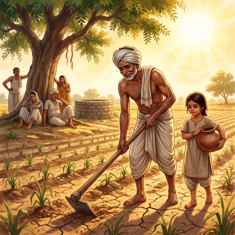 A page from Gita Stories: One Value, One Tale