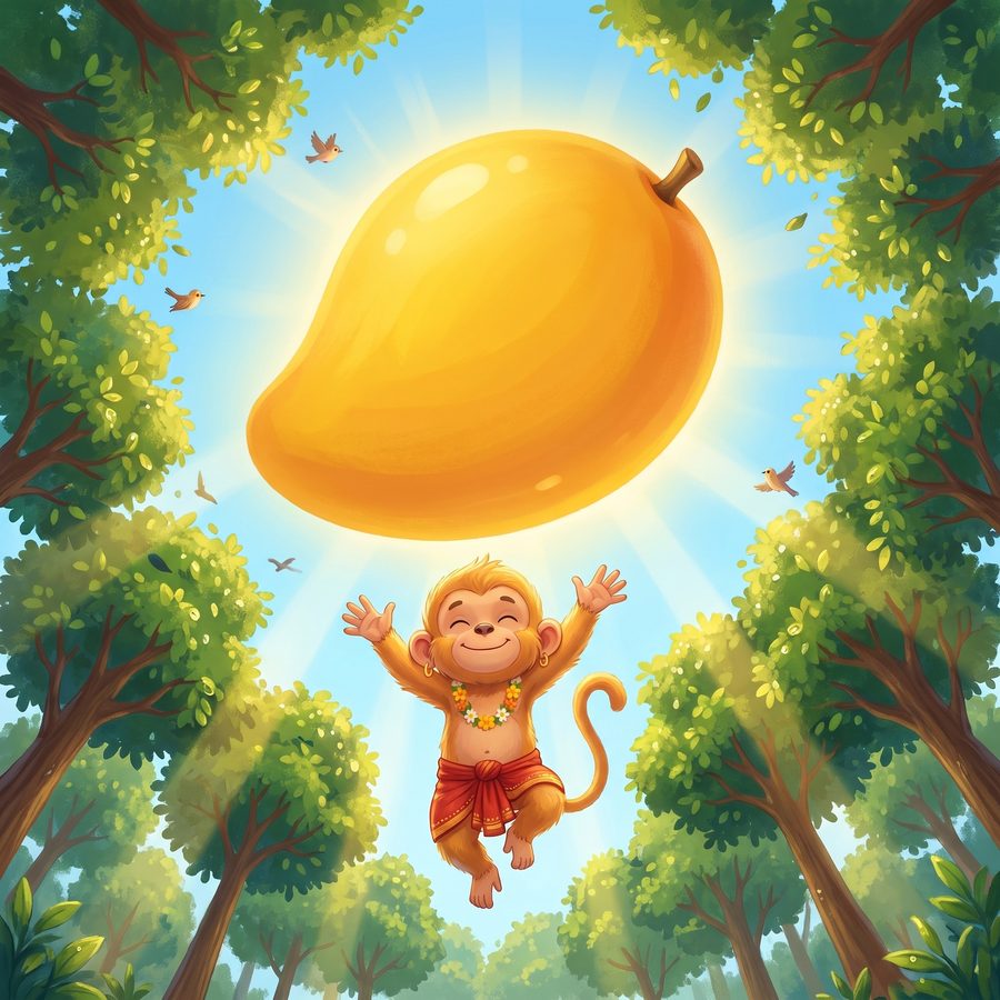 A page from Hanuman Chalisa for Kids