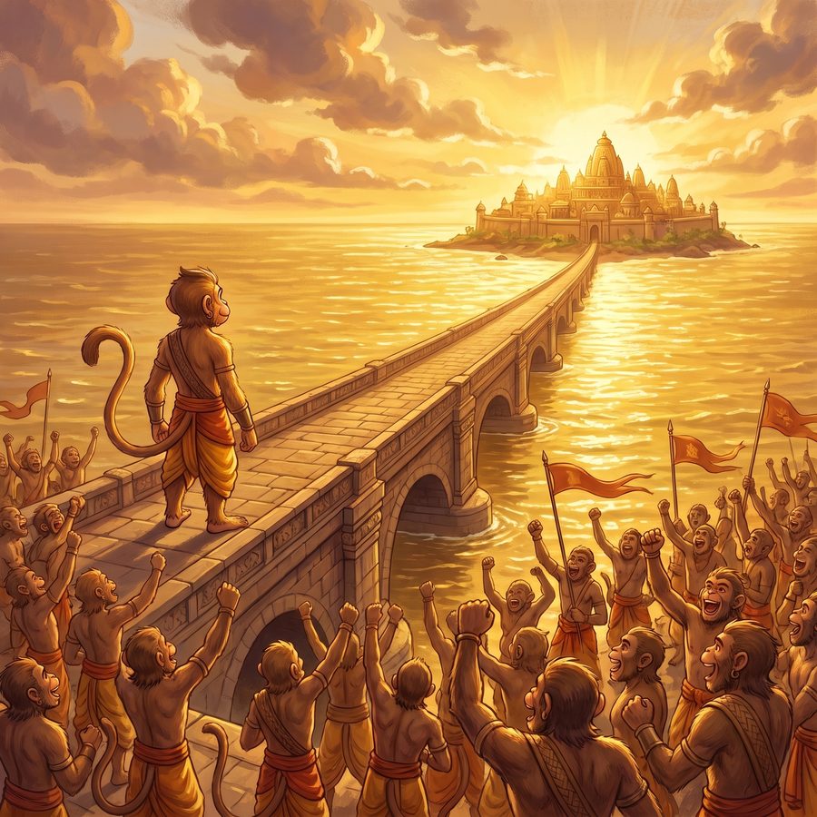 A page from The Bridge of Stones