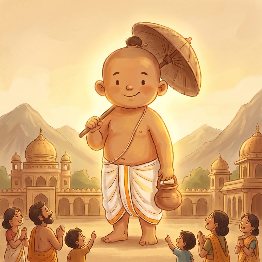 A page from The Dwarf Who Measured the Universe
