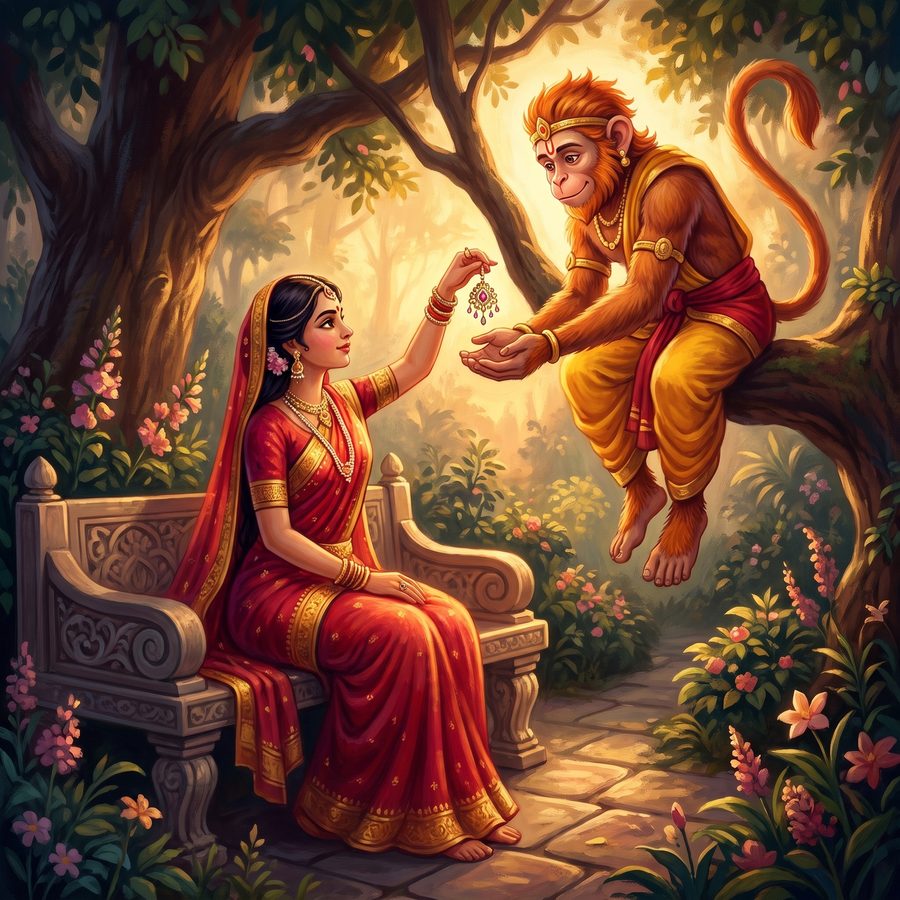 A page from The Leap to Lanka