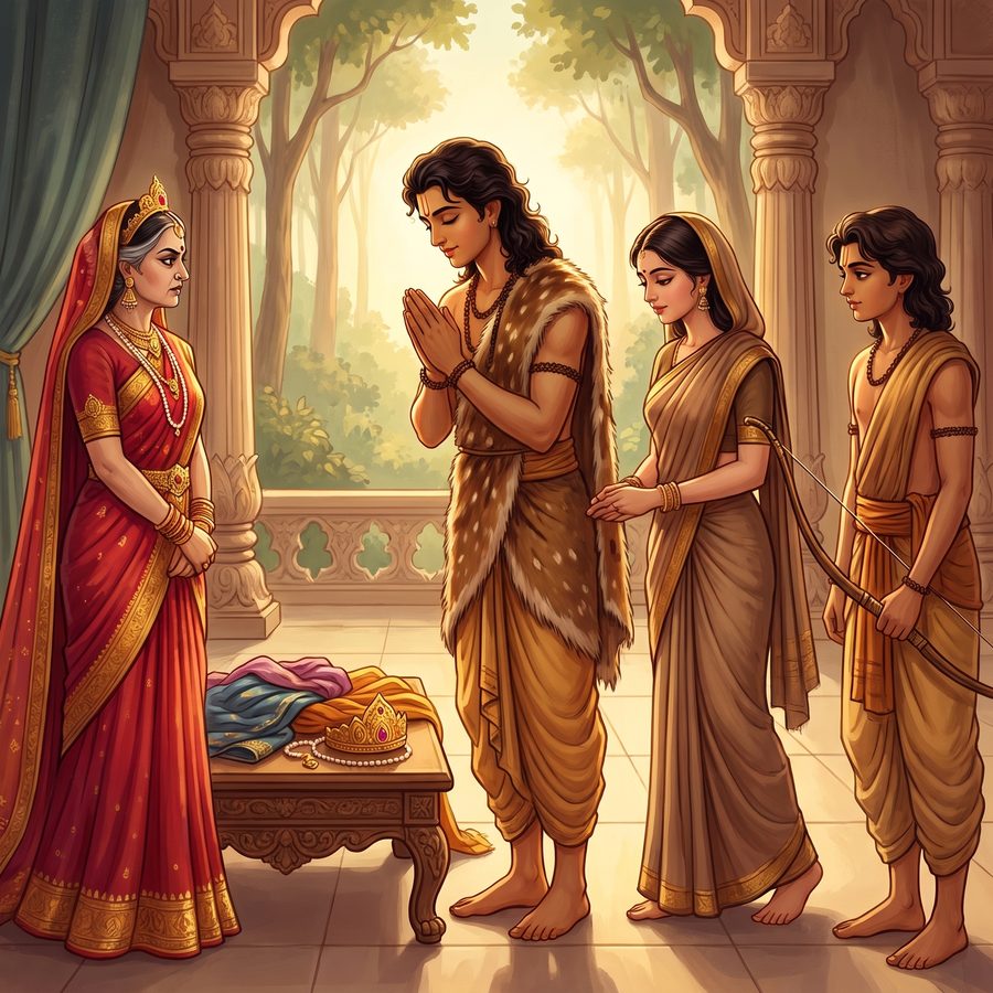 A page from The Prince of Ayodhya