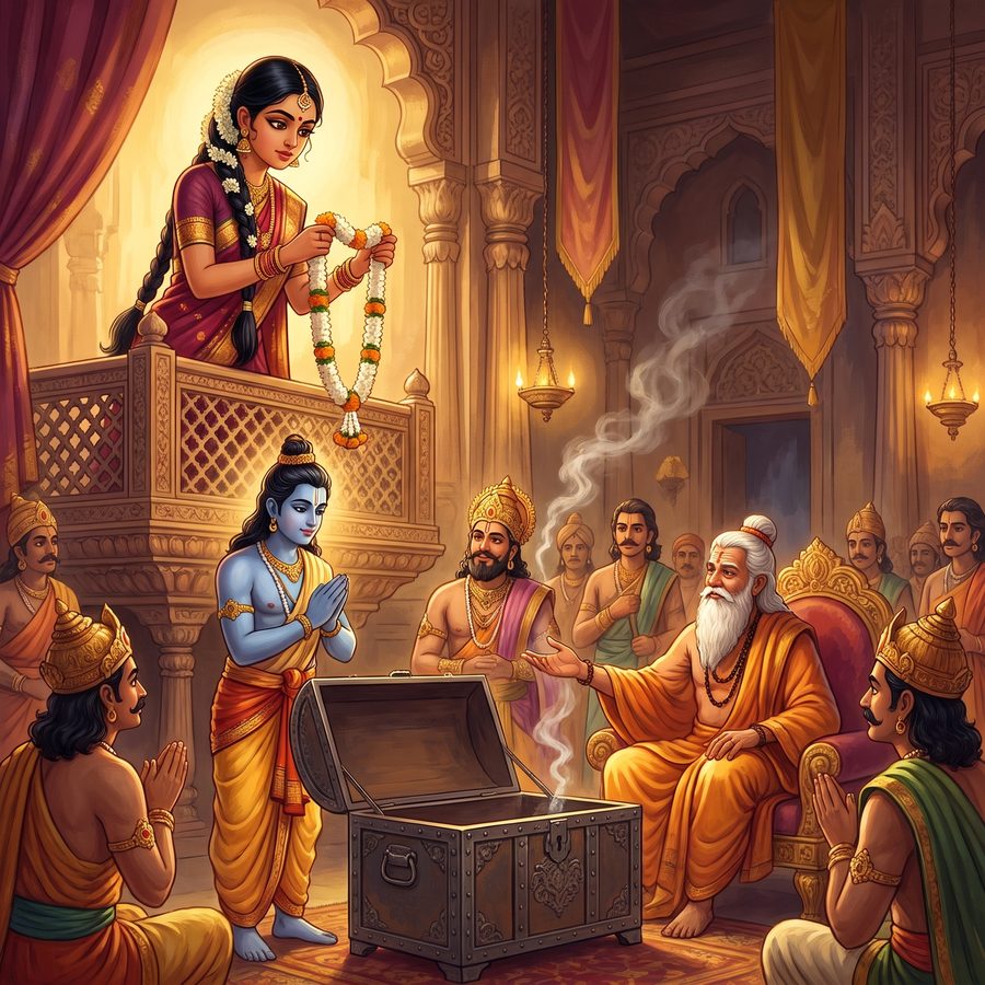 A page from The Prince Who Broke Shiva's Bow