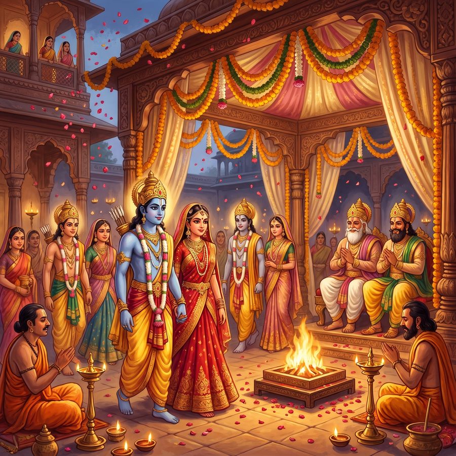 A page from The Prince Who Broke Shiva's Bow